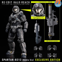 1/12 Game Halo Master Chief Spartan Joint mobility Action Figure PVC Model Statue doll toy Desk Decor Collection Gifts boxed