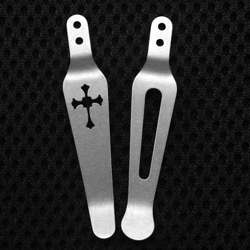 Klips do kieszeni z tytanu klasy 5 – precyzyjnie obrabiany CNC, do XM18, ZT0055 i ZT0560, głębokie noszenie, zamiennik EDC