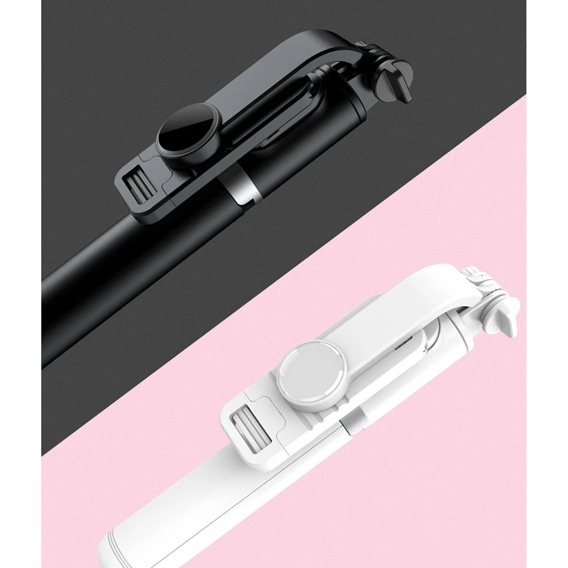 ไร้สายบลูทูธ Selfie Stick ขาตั้งกล้องขนาดเล็กแบบพกพาผู้ถือโทรศัพท์มัลติฟังก์ชั่นสําหรับ IOS Android