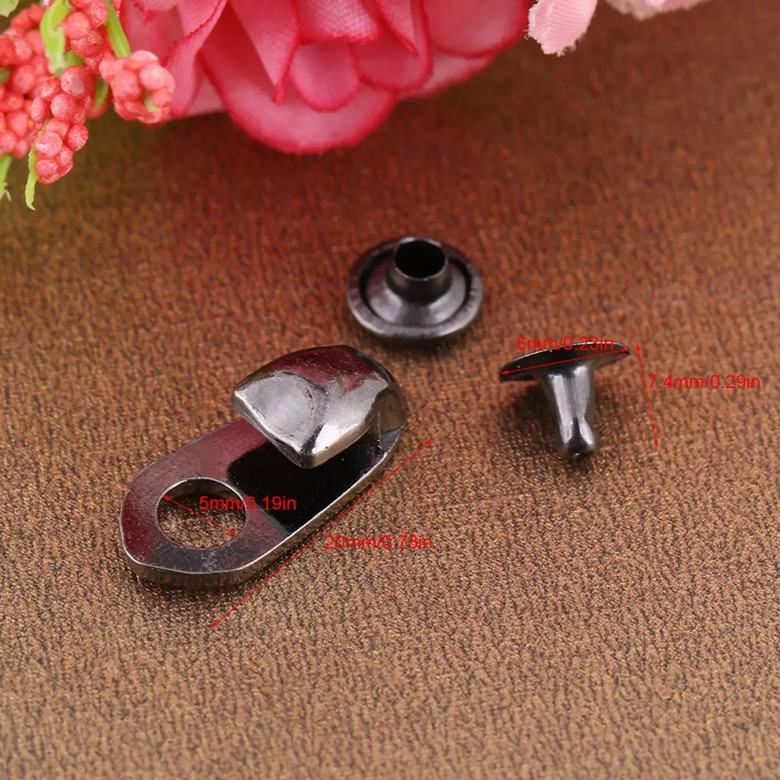 20pcs/set  Boot Hooks Lace Fittings With Rivets For Repair/Camp/Hike/Climb Accessories