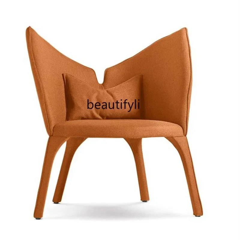 

newNordic Creative Leisure Chair Butterfly Shape Single-Seat Sofa Chair FRP Backrest Chairss1001