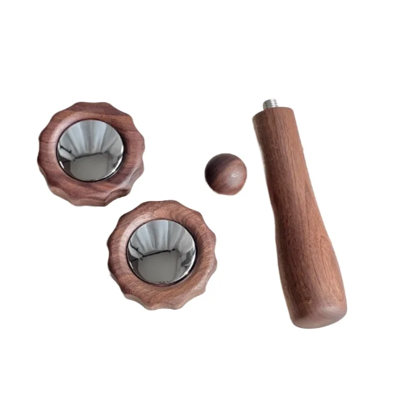 

Подходит для полуавтоматической домашней кофемашины Rocket Lelit Aibo Crem OneE61, аксессуары из орехового дерева