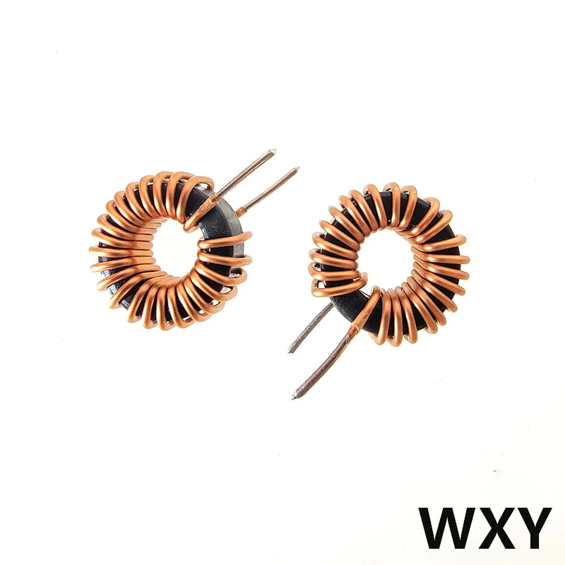 5Pcs Toroid core Inductors 65125 Winding Magnetic Inductance 10/22/33/47/56/68/100uh220uH Iron Gauge Aluminum Magnetic Ring Coil