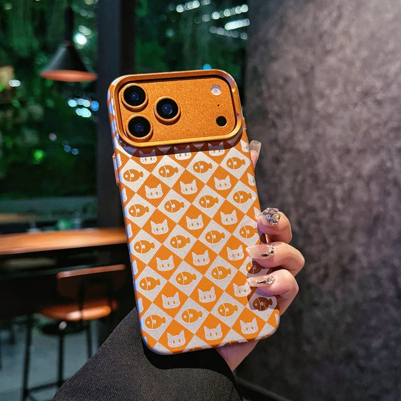 حافظة مغناطيسية رفيعة للغاية لطيفة على شكل رسوم كرتونية لهاتف آيفون 17 إير 16 15 برو ماكس غطاء مناسب لـ Magsafe خفيف الوزن وصل حديثًا #1