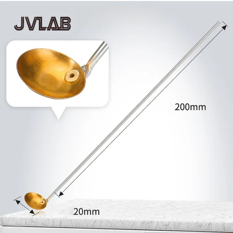 Rapid-Boil Laboratory Burning Spoon – High-Efficiency Copper Combustion System with Extended Stainless Handle JVLAB