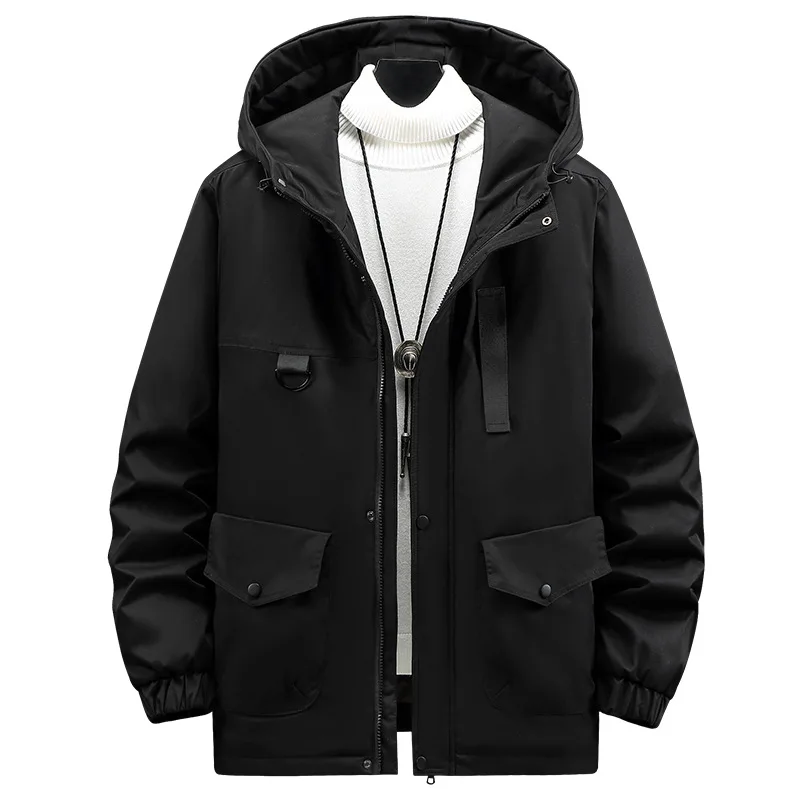 ZOZOWANG Hooded Parkas Winter Jacket Men Plus Size 10XL Fashion Thicken Cotton Padded Jacket Coat Outerwear Male Big Size Coats