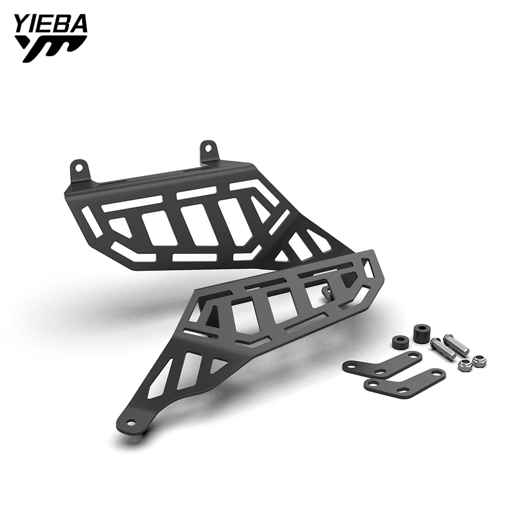 Motorcycle Side Luggage Rack Support Shelf Case Holder Trunk Frame Plate Bracket For Kawasaki KLR650 Traveler/ABS 2022 2023 2024