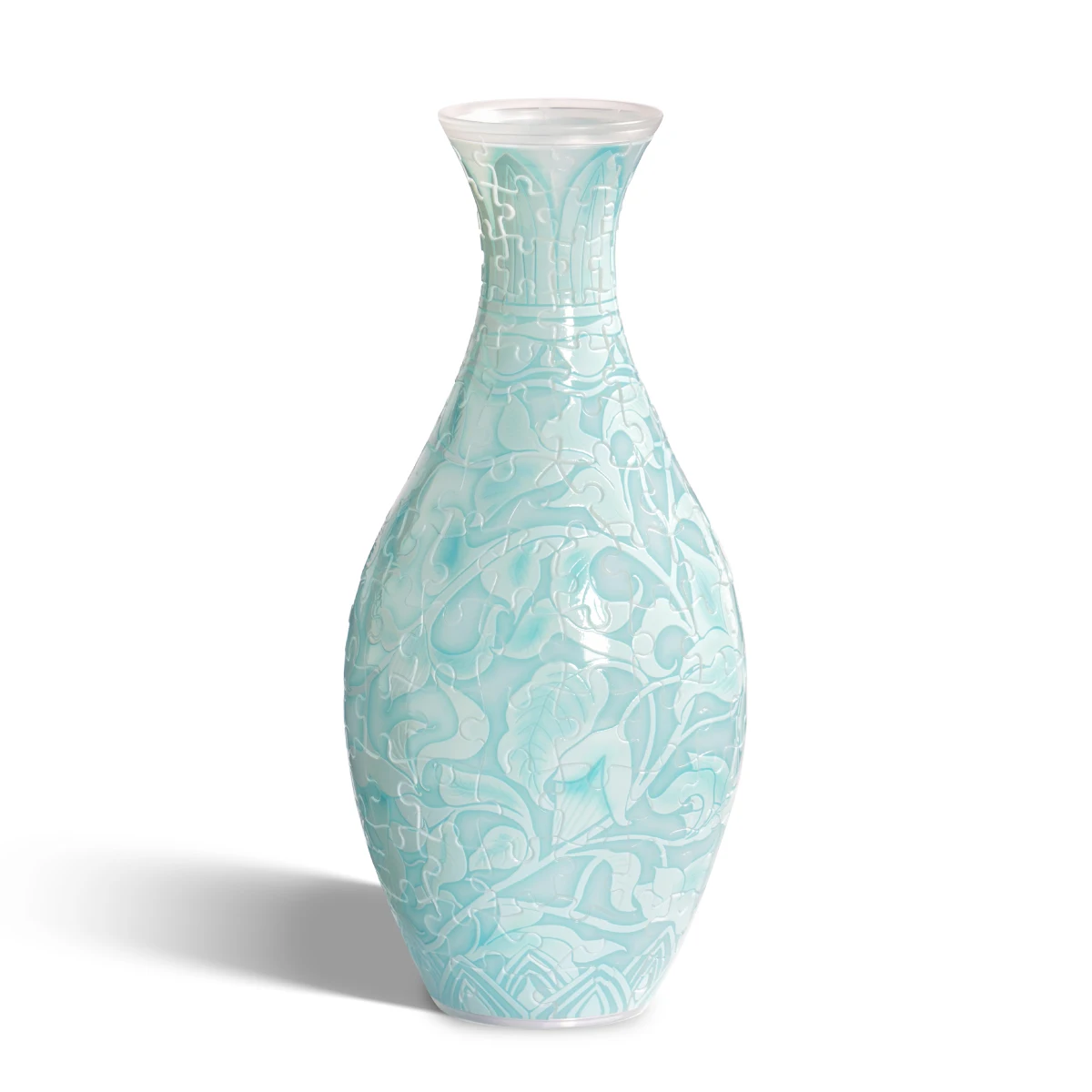 ROBOTIME 3Dパズルフラワーベース 組み立て式 スナップ式 花瓶 接着剤不要 ホームデコレーション ユニークなクリスマスプレゼント クラフトキット ティーンエイジャー 大人向け