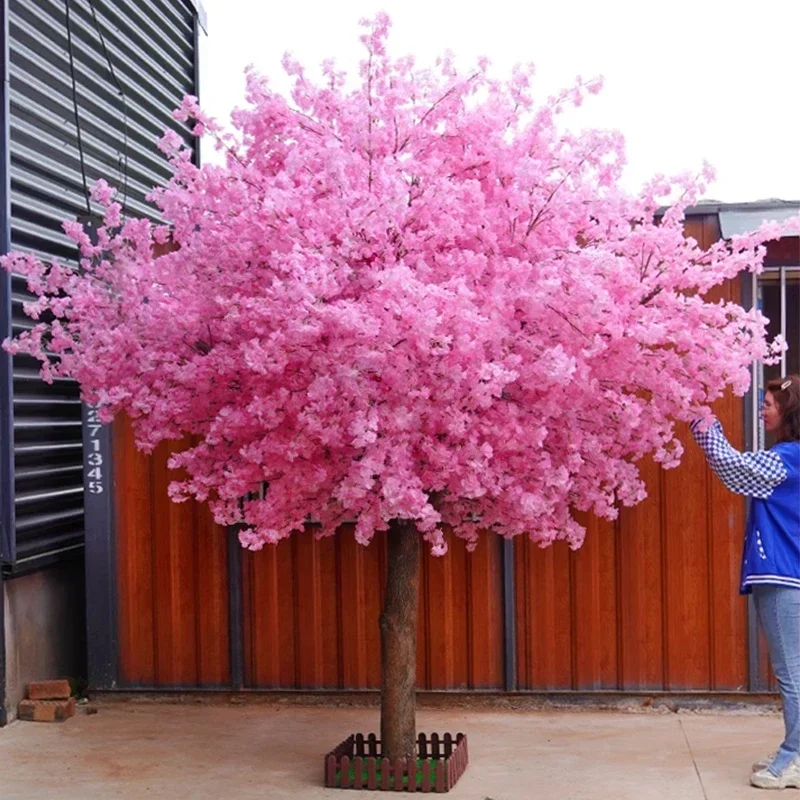 Simulated Cherry Blossom Tree, Outdoor Wishing Tree, Peach Blossom Tree, Wedding Arch Decoration, Hotel Home Garden Decoration