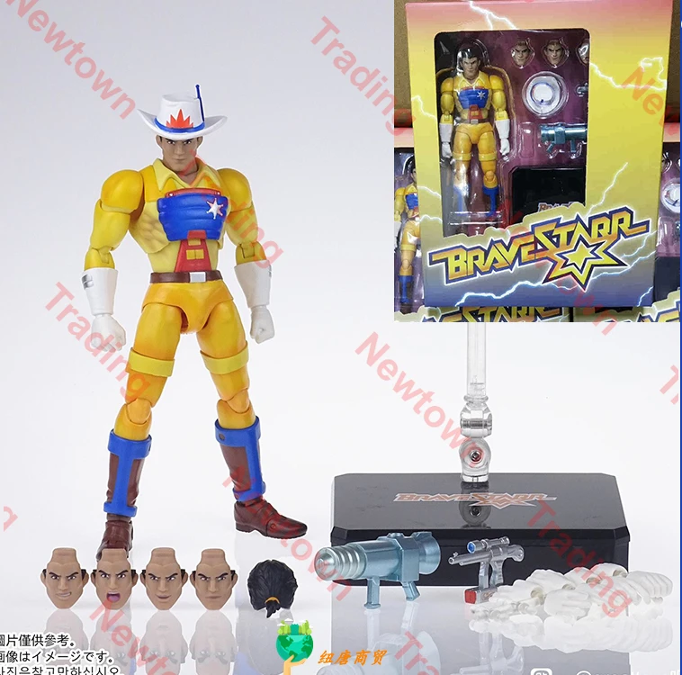 In Stock DMS Bravestarr Action Figure Anime, Bravestarr Sheriff Action Figure, Saint Model Doll, 1:12