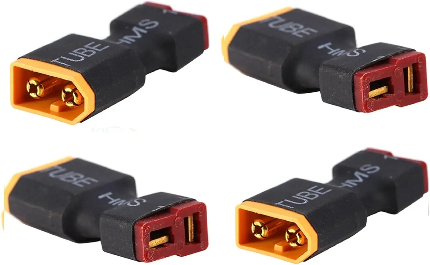 adaptador-de-conector-xt60-macho-para-t-plug-femea-4-pecas-lote-para-carro-rc-barco-drone-bateria-lipo-nimh-e-esc