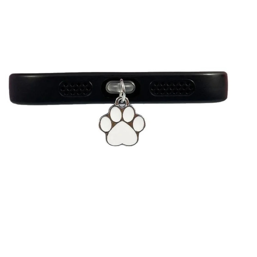 Bouchons patte de chat mignons pour téléphone suspendu, pendentif décoratif universel, bouchon anti-poussière pour Iphone pour Samsung, accès à l'interface type-c