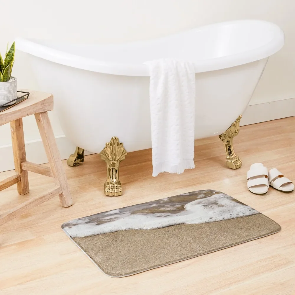 

Sea foam at the beach Bath Mat Bathroom Rugs For The Bathroom Bathroom Accessories Sets Luxury Rooms Mat