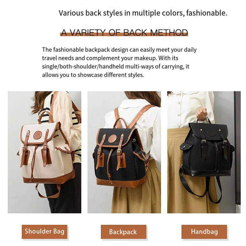 حقائب ظهر عصرية، حقائب كاجوال عصرية، حقائب ظهر متعددة الاستخدامات للتنقل والتسوق، حقائب مدرسية للطلاب #6