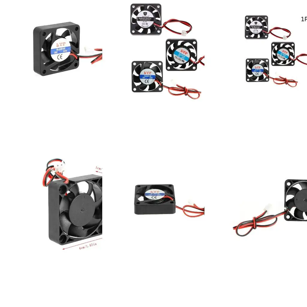 Mini 40mmx40mmx10mm 24V 2Pin Brushless Cooler Blower Cooling Fan 4010