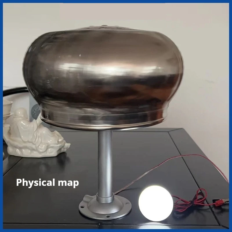 Micro wind ball type wind disk type coreless generator, stainless steel vertical wind multi-blade, low starting wind speed