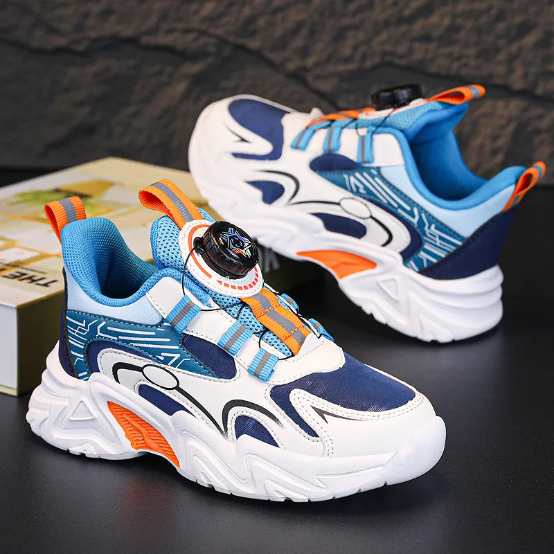

Новинка 2023 года, осенняя детская спортивная обувь, легкие противоскользящие кроссовки, удобная защита ног и гибкая повседневная обувь