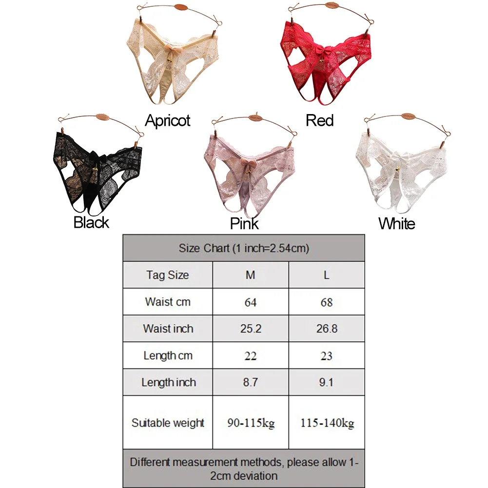 Womens New Sexy Underwear Lace Hollow Underwear Sexy Bow Briefs Sex Erotic Costumes Lingerie Thong Nighties For Sex