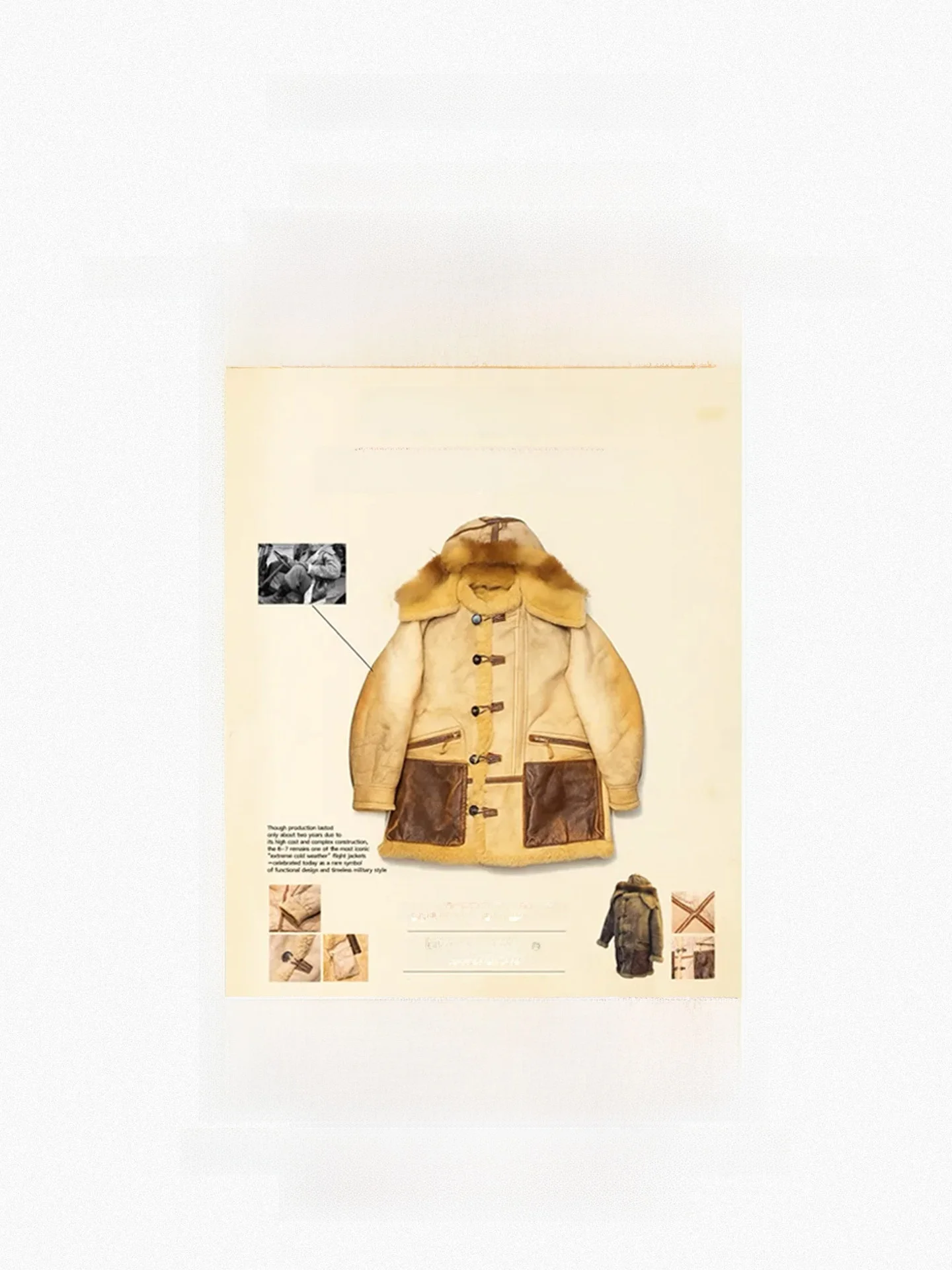 

Maden Thiened Suede Parka Coat Lamb Fur Simulation Workwear Jaet for Men Casual Sle Warmth round Hem Design Pure Color