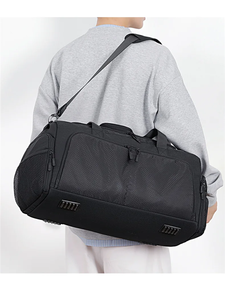 Gym Bag for Men & Women with Shoe & Wet Compartment - Duffle Bag for Travel, Sports, Fitness & Workout