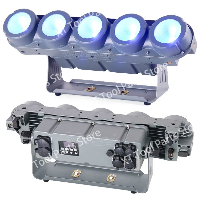 Barre de diode électroluminescente RVBW, rondelle murale, ennemi, extérieur, scène, 5x30W, COB