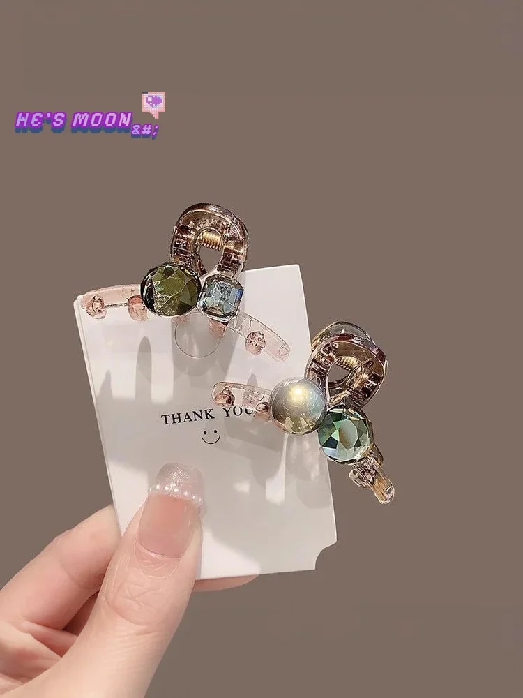 لطيف صغير الراين اللؤلؤ مخلب شعر رائعة صغيرة القرش كليب ل الانفجارات الأميرة أنماط غطاء الرأس النساء فتاة الاستخدام اليومي الهدايا