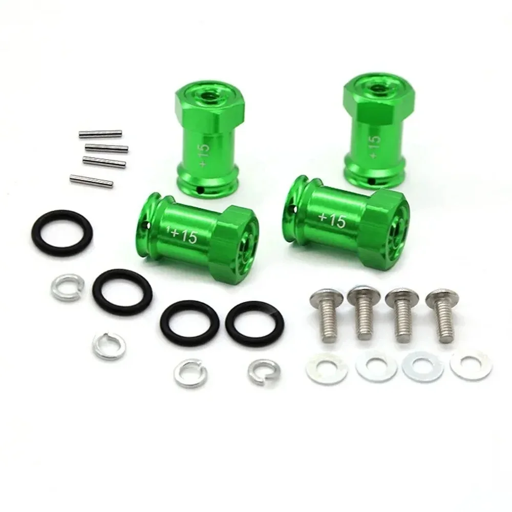 TRAXXAS 1:16 Aluminum alloy hexagonal connector (+ 15MM) modified wide body low center of gravity binder R37