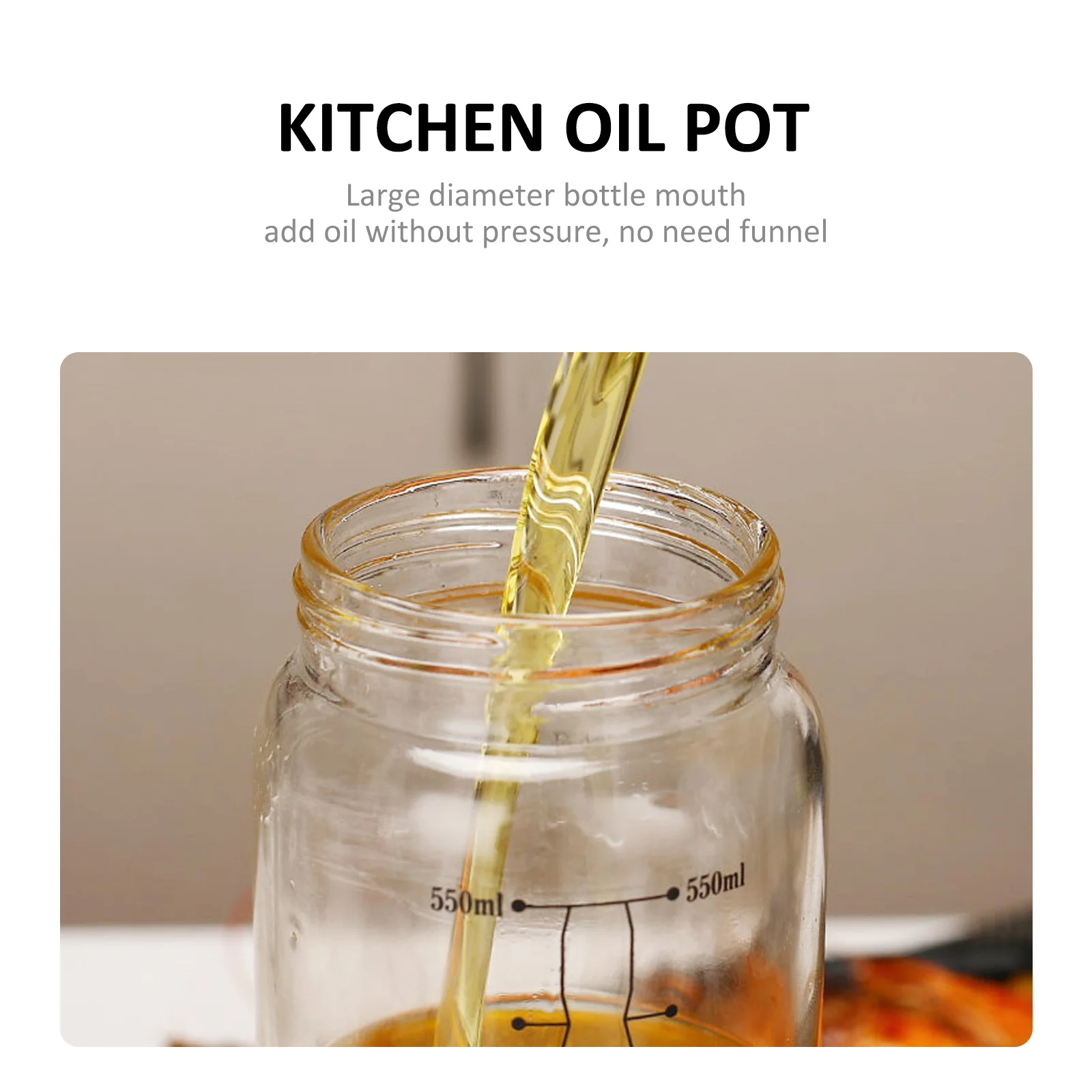 

Auto Open Close Oil Bottle Clear Glass Kitchen Dispenser for Olive Vinegar Soy Sauce Stylish Nozzle Leak Proof