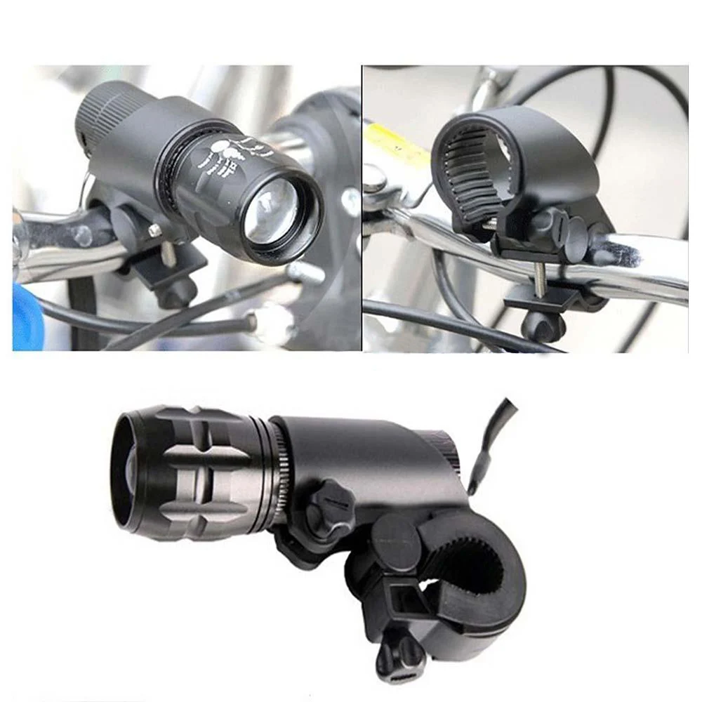 

Аксессуары Компоненты фонарика в сборе Регулируемый алюминиевый велосипедный фокус Передний фонарь Фара Высокая яркость