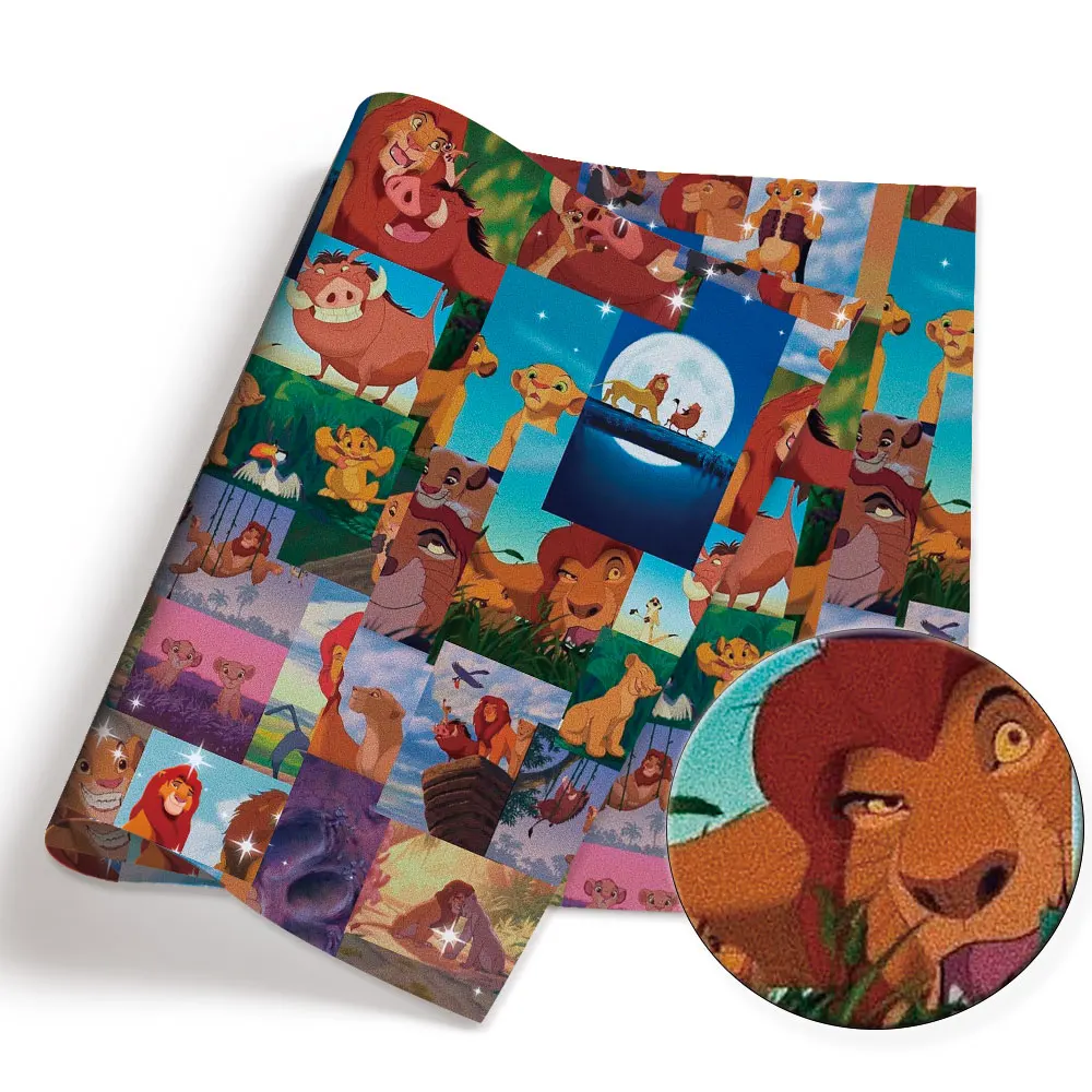 disney Lion king 140CM Cartoon cotton fabric Patchwork Tissue Kid Home Textile Sewing Doll Dress Curtain Polyester cotton Fabric