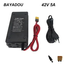 42V 5A Li-ion Battery Charger XT60 DC 42V5A 36V 10S Lithium 20AH 30AH 40AH Charger 36V5A With Fan