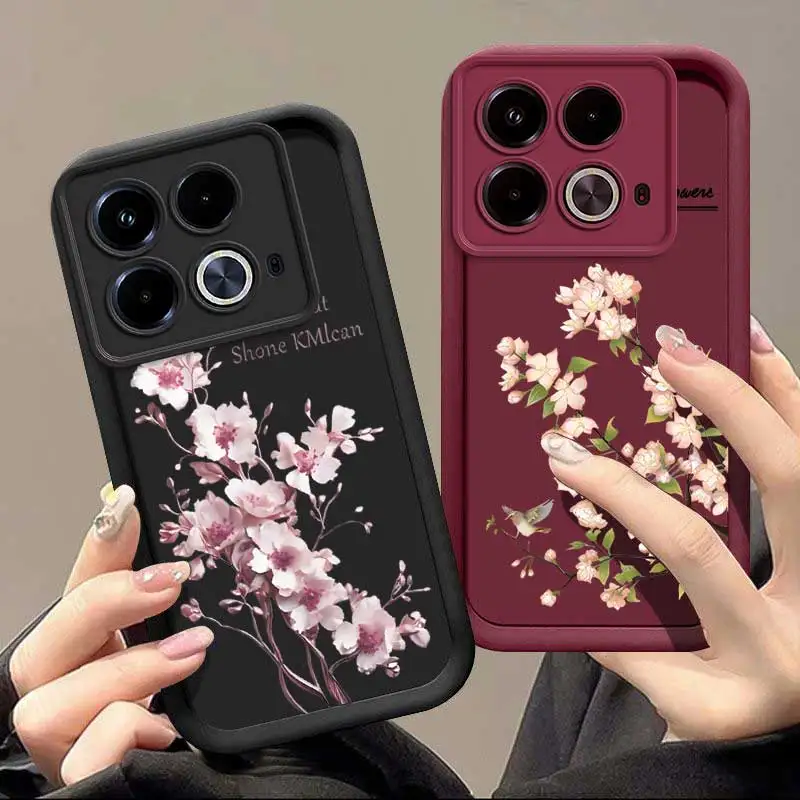 Note40 Flowers Blooming Sky Eye Ladder Phone Case For Infinix Note 40Pro 30 30Pro 30VIP 12 12Pro Smart 8 7 6 Zero 30  Cover