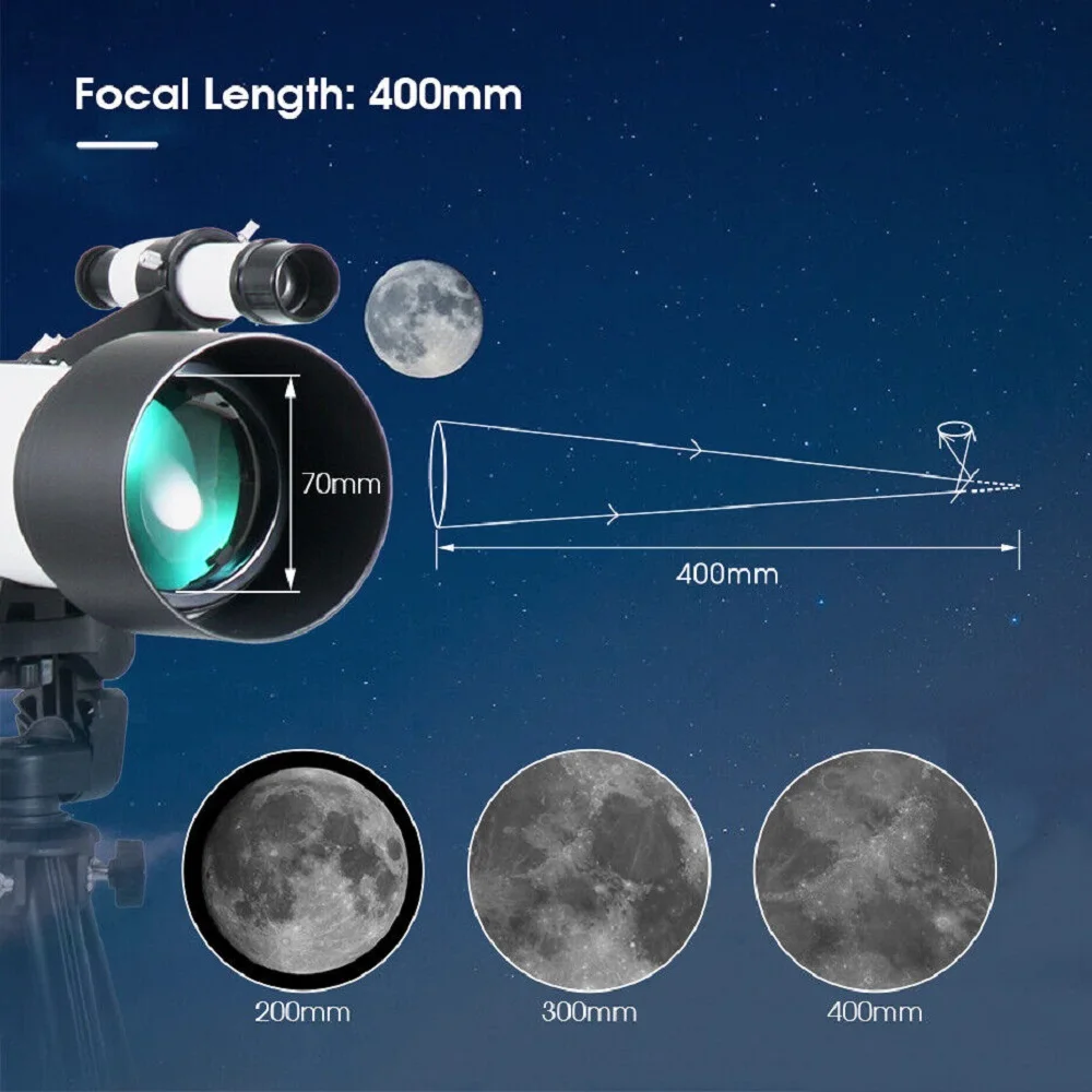 Imagem -02 - Svbony Sv501p Telescópio Astronômico Refrator Portátil um Presente Perfeito com Todos os Acessórios Compacto para Atividades ao ar Livre Viagem