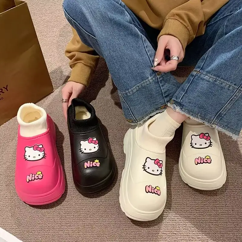 chinelos-sanrio-hello-kitty-y2k-chinelos-femininos-quentes-de-inverno-antiderrapantes-a-prova-d'agua-para-uso-externo-desenho-animado-kawaii-sapatos-de-algodao-para-casa