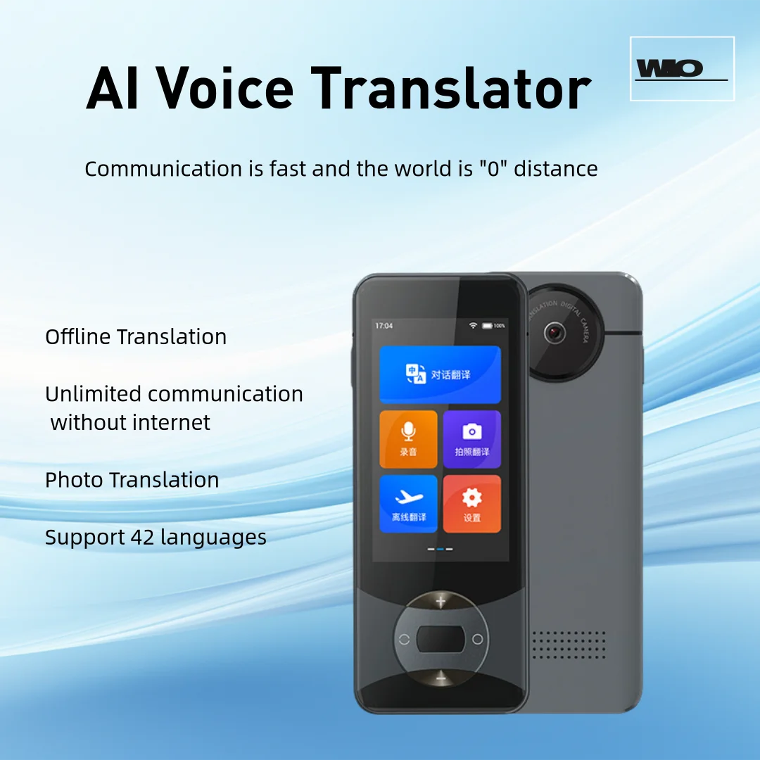 

Portable intelligent Voice two-way translator Business Education Study Abroad travel Offline translation of multiple languages