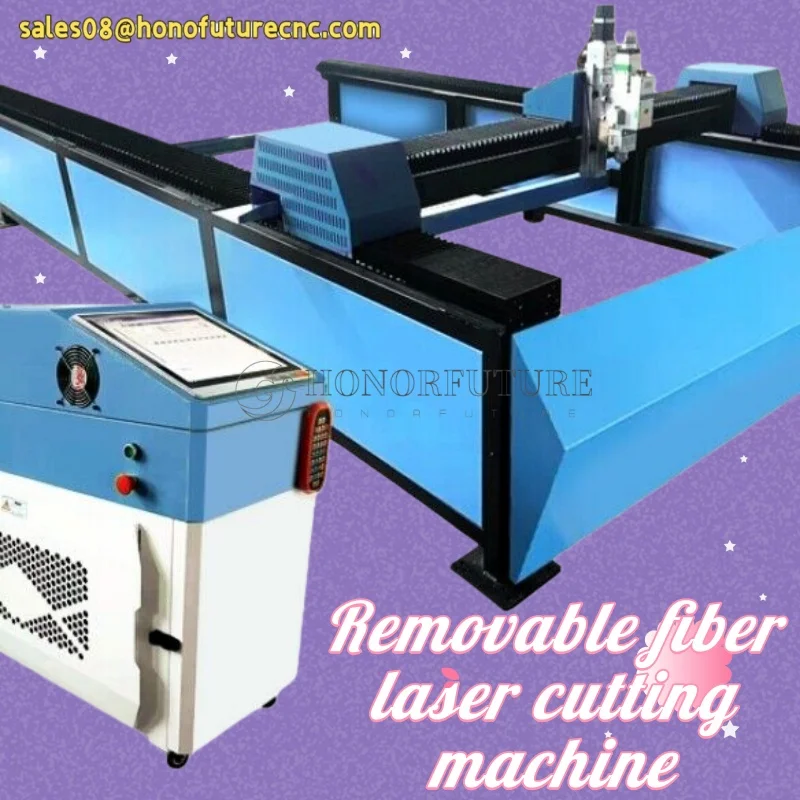New Design Removable 3015 Fiber Laser Cutting Machine 1000w 1500 Watt Fiber Laser Metal Sheet Cutter