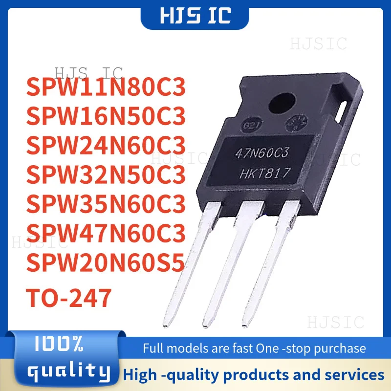 5PCS 11N80C3 16N50C3 24N60C3 32N50C3 35N60C3 47N60C3 20N60S5 SPW24N60C3 SPW32N50C3 SPW35N60C3 SPW47N60C3 SPW20N60S5 SPW16N50C3