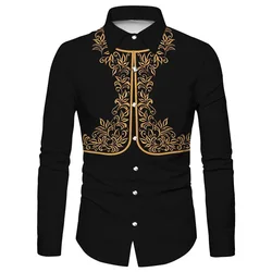 Autumn and winter suit lining men's high quality luxury long sleeve shirt button casual lapel new style soft and comfortable