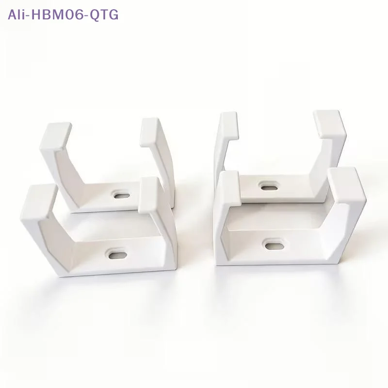 NEW 2Pcs 3D Printed Outlet Fixer, White/Black Wall-Mounted Power Strip Holder, Sturdy Cable Manager With