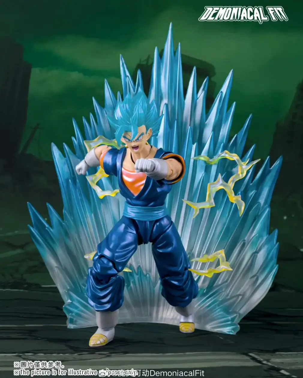 Original Demoniacal Fit Shf Dragon Ball Z Super Saiyan Vegito Vegetto ผมสีฟ้ากลัว Action Figures อะนิเมะรุ่นของเล่น