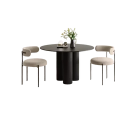 Elegant Living Room Dining Table Modern Round Sedentary Balcony Dining Table Nordic Design Home Furniture