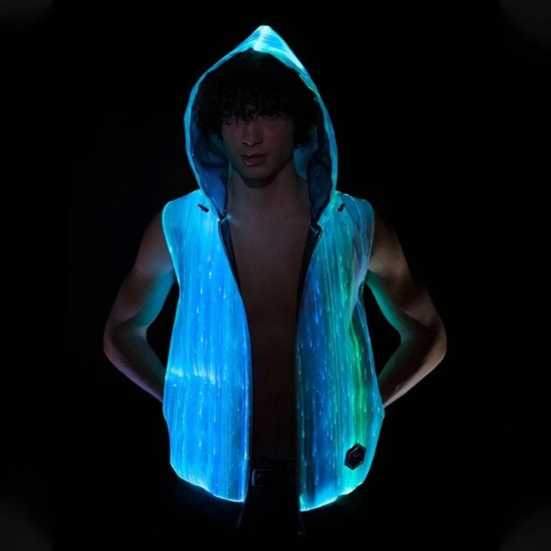 

Luminous Vest Cross-border Explosion, European and American Fashion Luminous Jacket