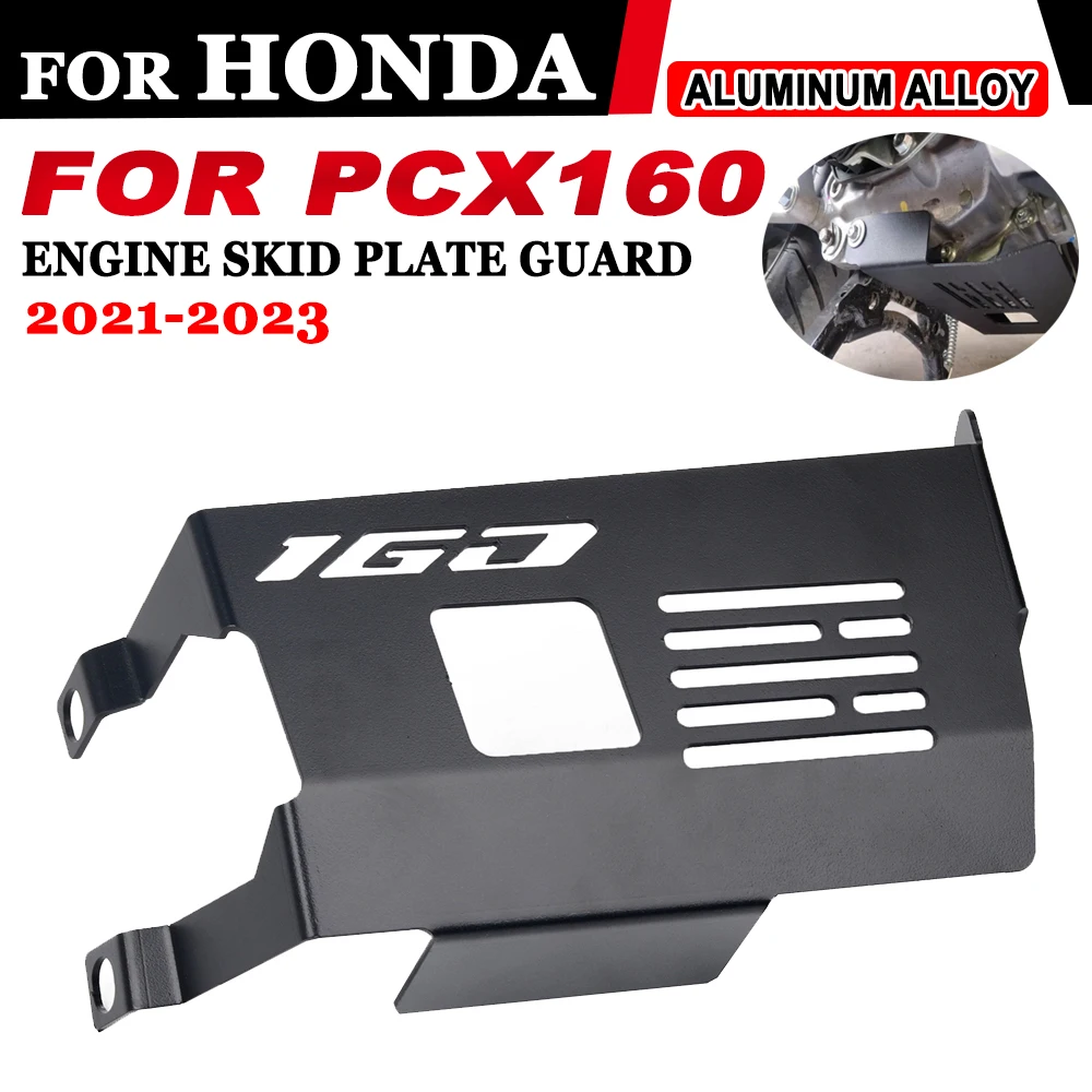 For HONDA PCX160 2021 2022 2023 PCX 160 Motorcycle Accessories Skid Plate Engine Protector Guard Chassis Protection Impact Cover