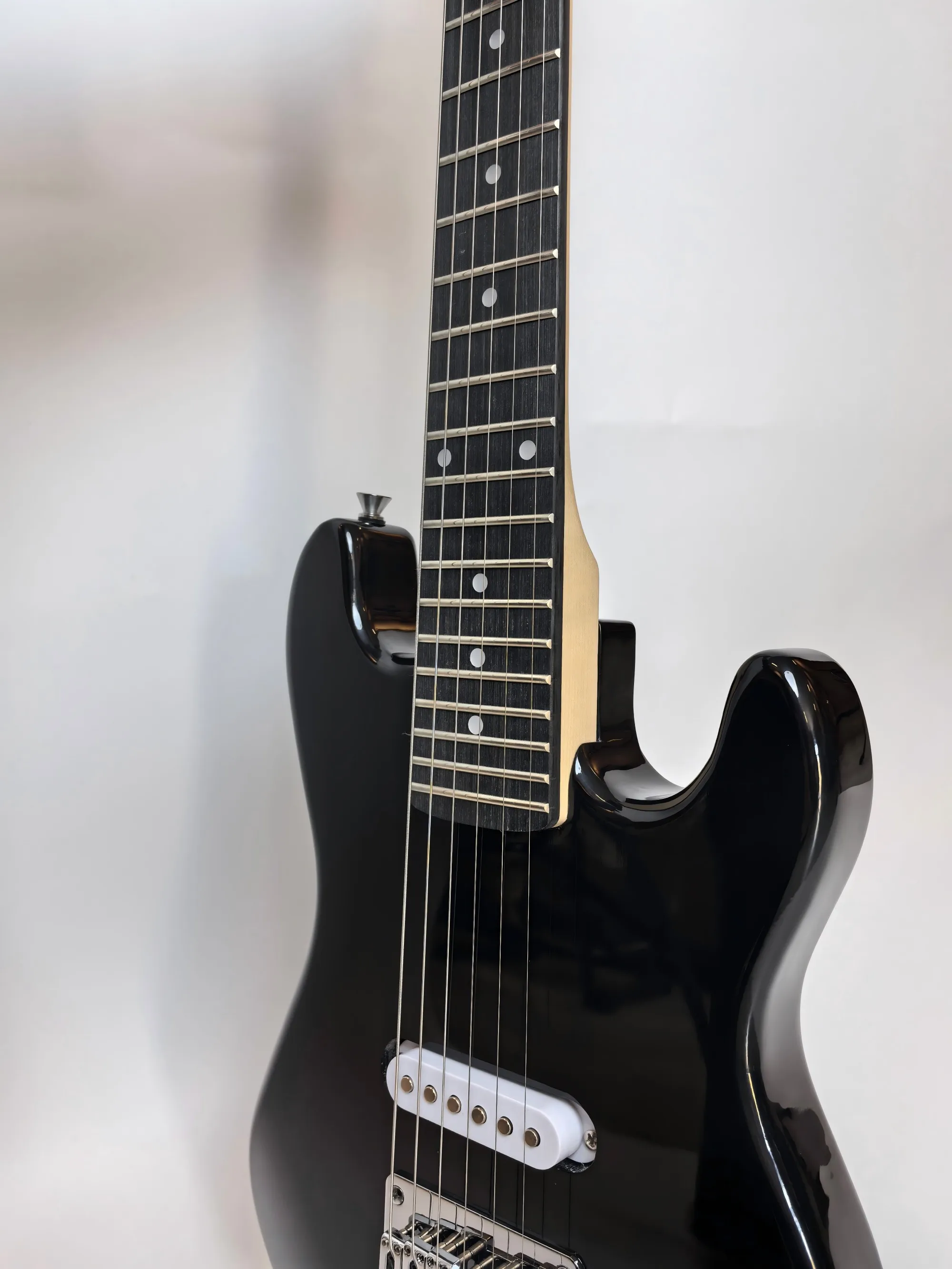 Guitarra elétrica Bege pescoço, personalizado, 24 ", Mini, 6 cordas, corpo Yamaha, fábrica vendendo diretamente em estoque!