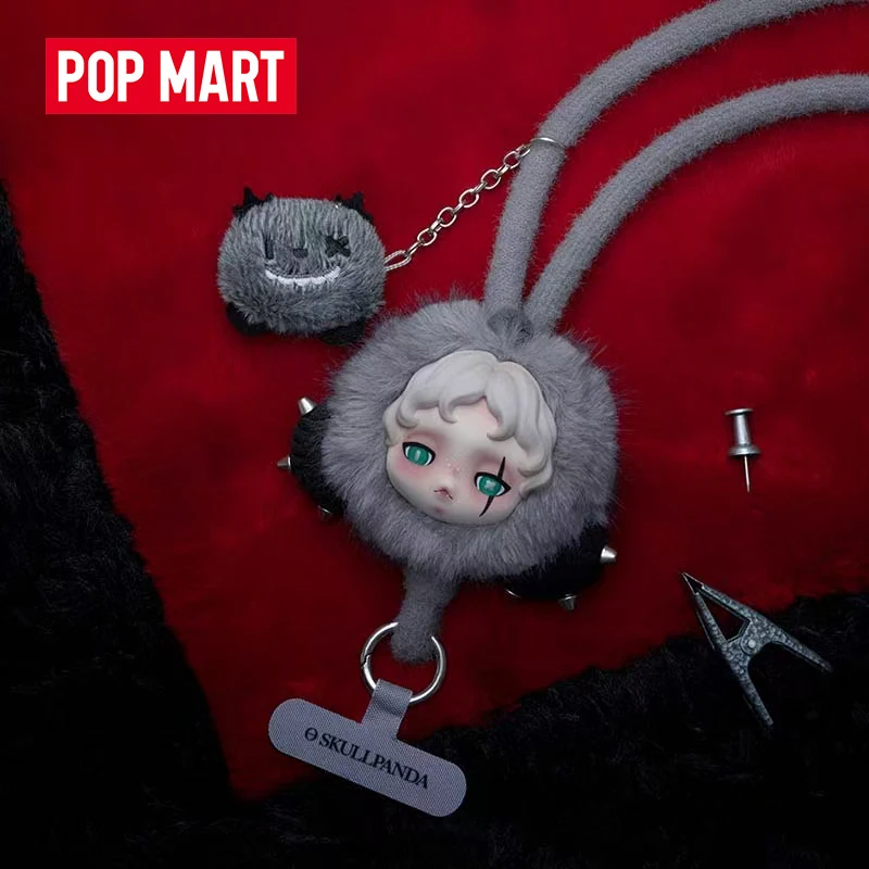 สินค้าลิขสิทธิ์แท้ POPMART SKULLPANDA You Found Me! ซีรีส์ สายคล้องโทรศัพท์ กล่องสุ่ม ของเล่นตุ๊กตา จี้ห้อยกระเป๋า ของตกแต่งสุดฮิต