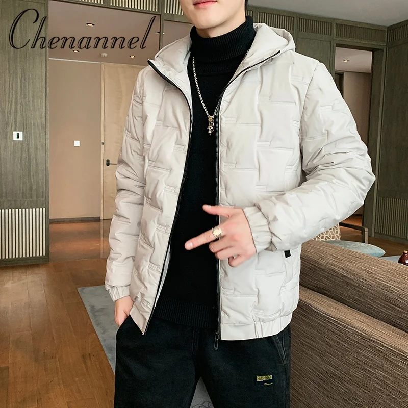 Jaket berbahan fleece dan katun tebal untuk pria, jaket katun baru untuk musim gugur dan musim dingin untuk kehangatan dan perlindungan dari dingin