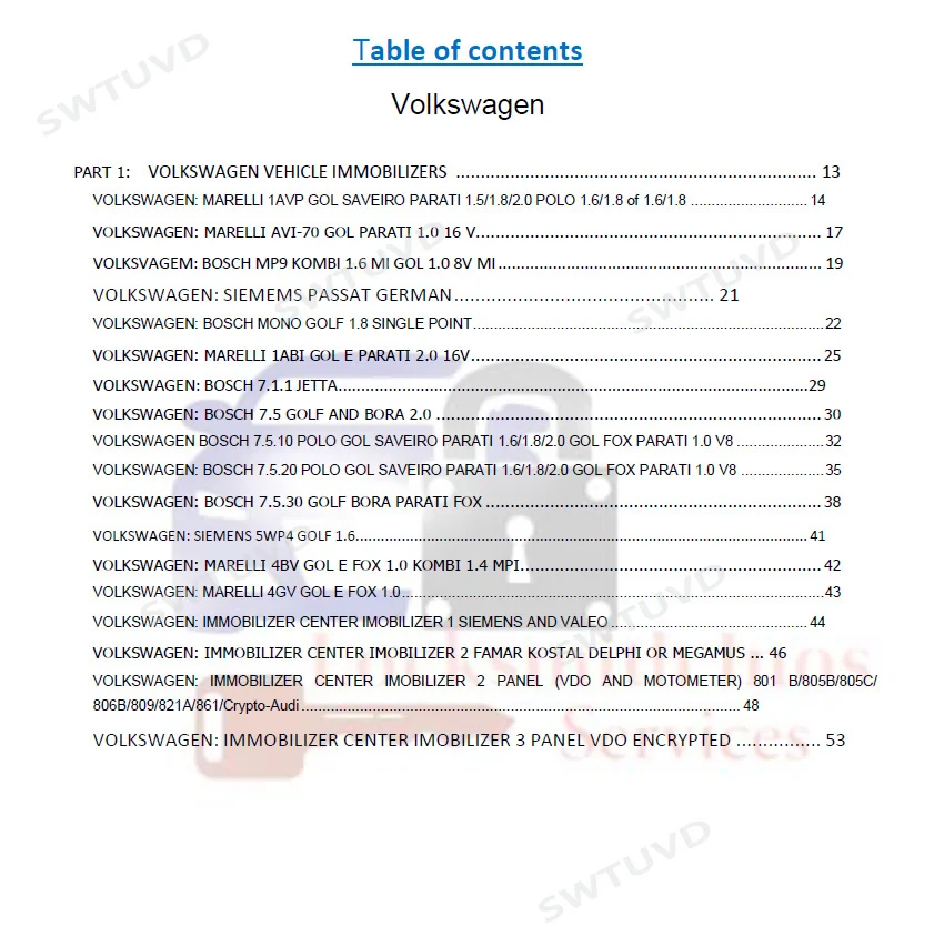 AUTOMOTIVE IMMOBILIZER PROGRAMMING MANUAL For All Brands Each Programming Process Contains A Detailed Step-by-step Description.