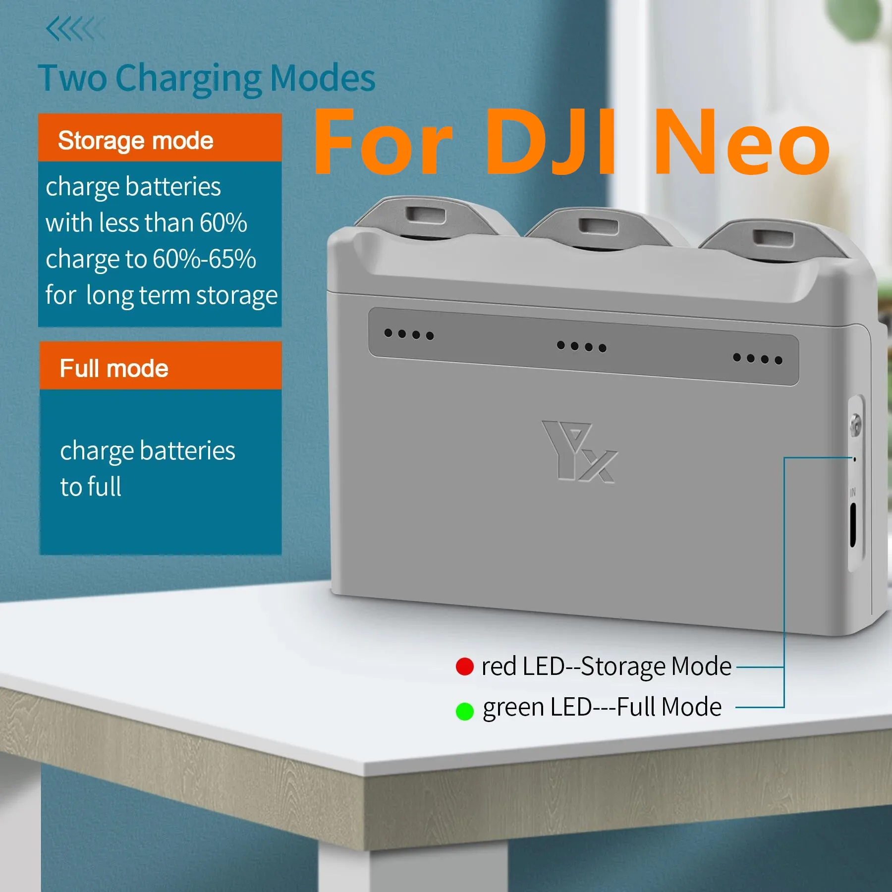 Three-Ways Battery Charger Hub For DJI Neo Fast Charging Case Portable Battery Storage Station For DJI Neo Drone Accessories