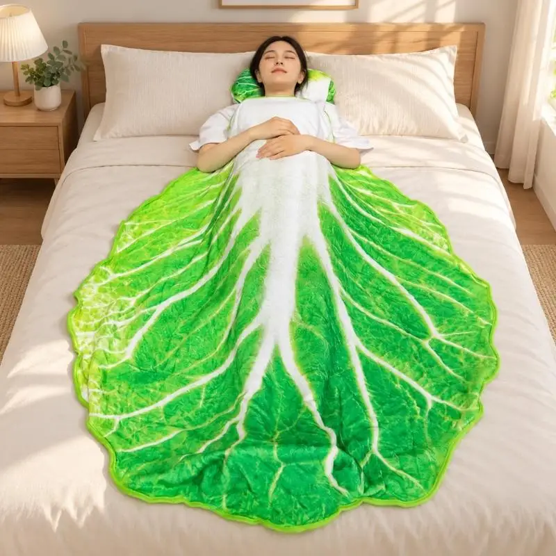Two-in-One Pillow Blanket in Soft Flannel, Throw That Stores as a Pillow for Office Breaks, Sofa Time, Bedroom, or Car Use 37JD