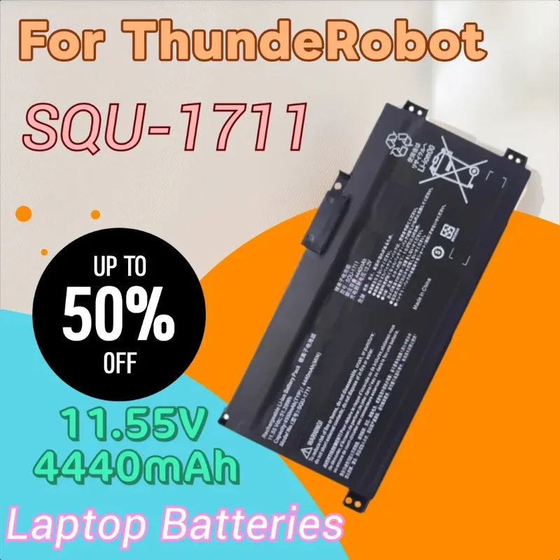 

100% новый аккумулятор для ноутбука высокого качества 11,55 В 4440 мАч SQU-1711 для ThundeRobot 911 Air 911ME 911MT 911S G7000M G8000M SQU-1718